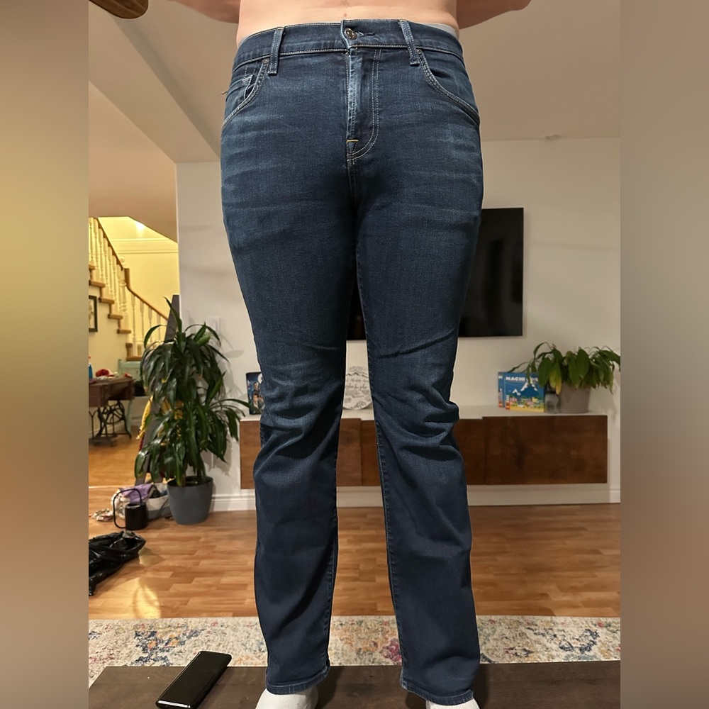 7 For All Mankind Men’s Dark denim jeans